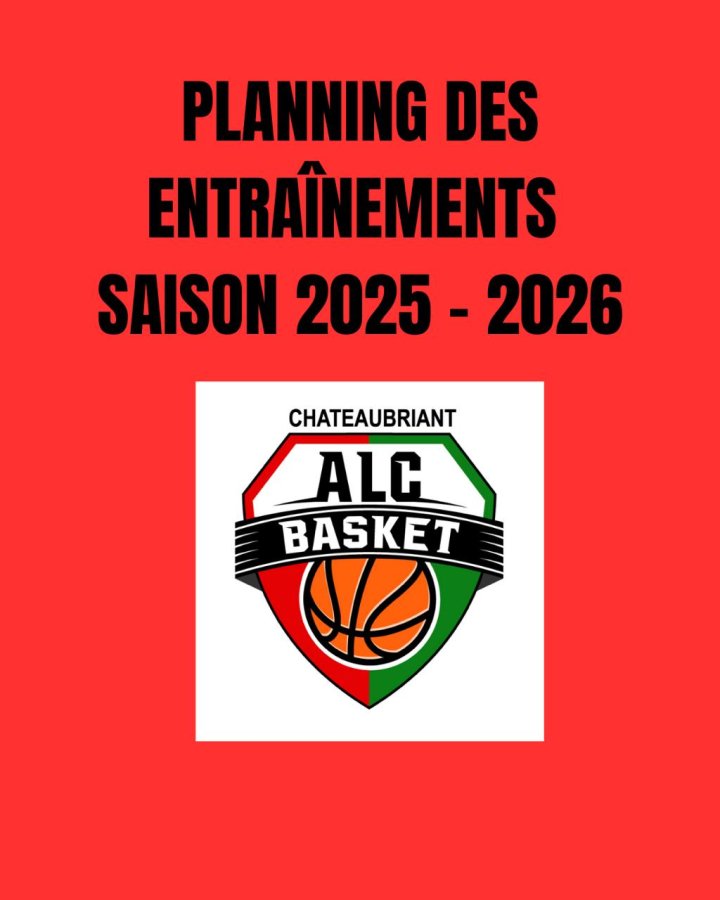 Reprise des entraînements ce mercredi 3 septembre 2025